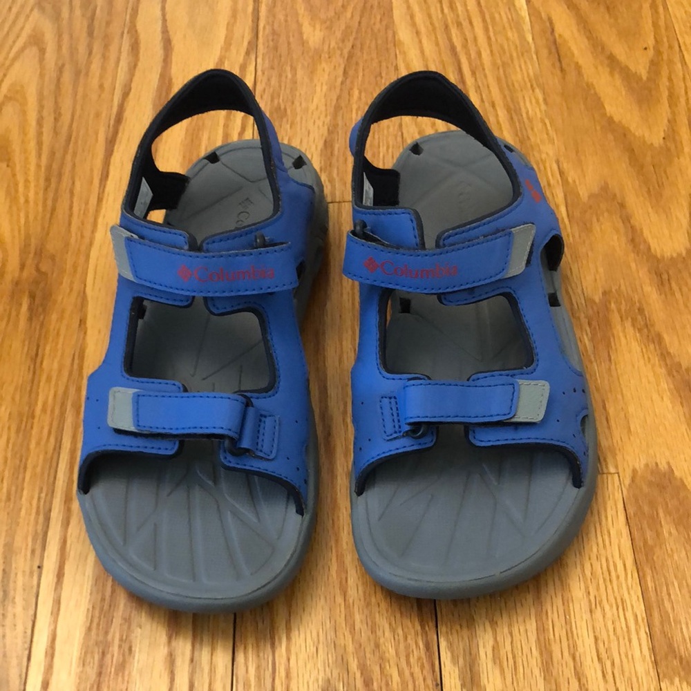 Columbia Techsun Vent Blue and Gray Youth Sandals Size 5